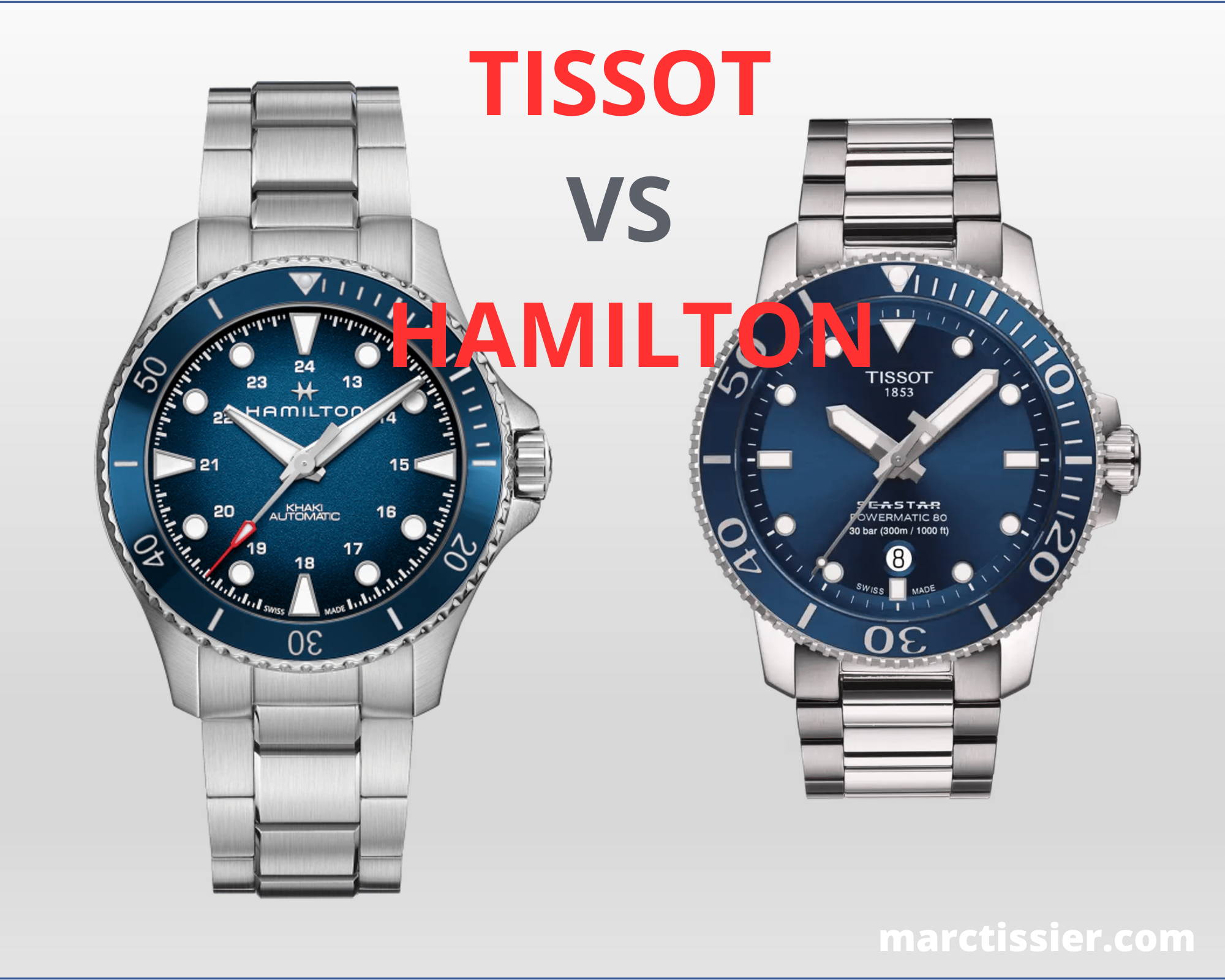 Hamilton vs tissot shop